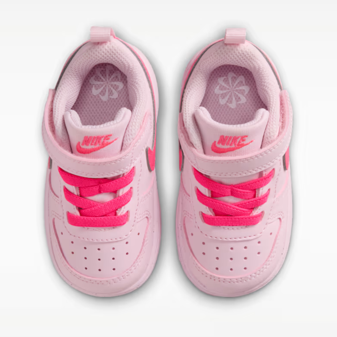 Nike Court Borough Low Recraft – BabyToddler – Pink FoamWhiteHyper Pink (2)