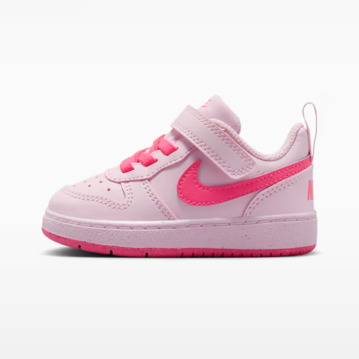 Nike Court Borough Low Recraft – BabyToddler – Pink FoamWhiteHyper Pink (5)