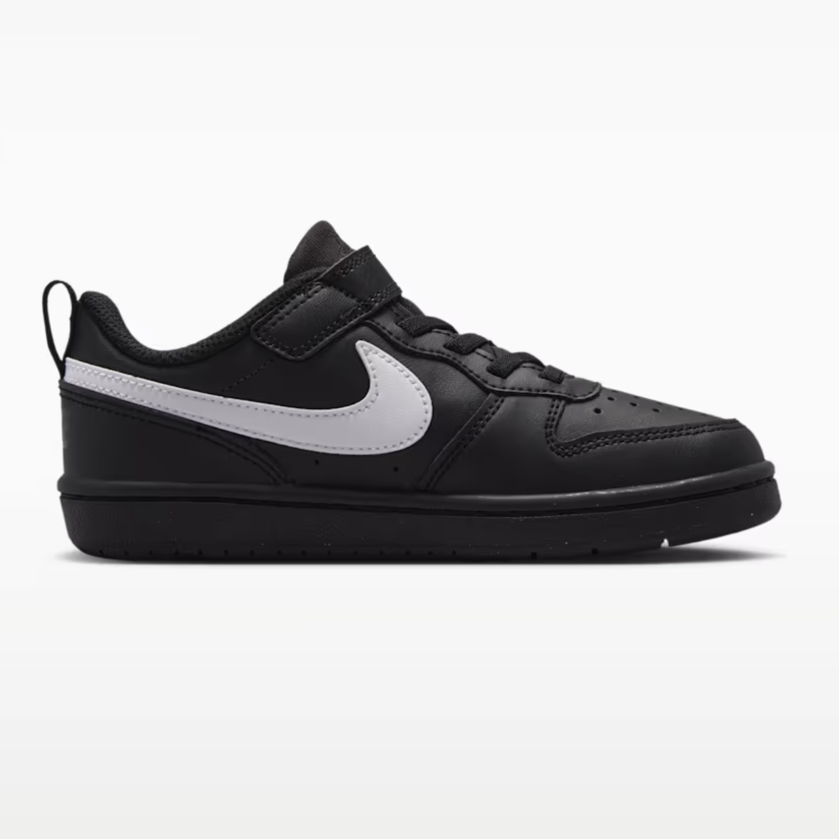 Nike Court Borough Low Recraft – Little Kids – Black/Black/White