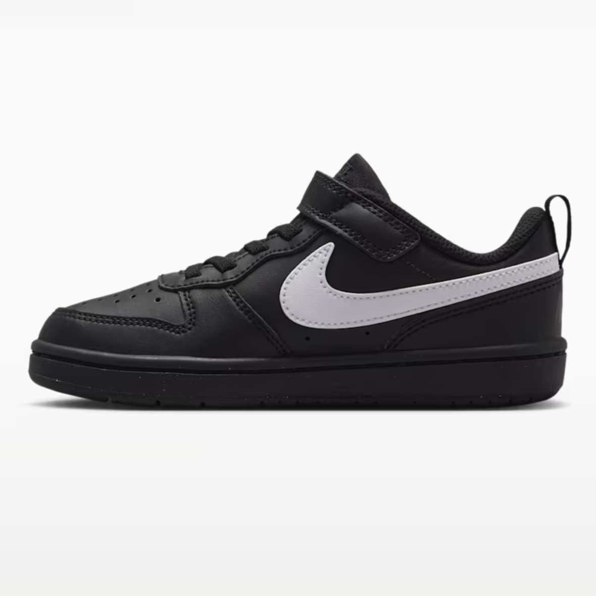 Nike Court Borough Low Recraft – Little Kids – BlackBlackWhite (5)