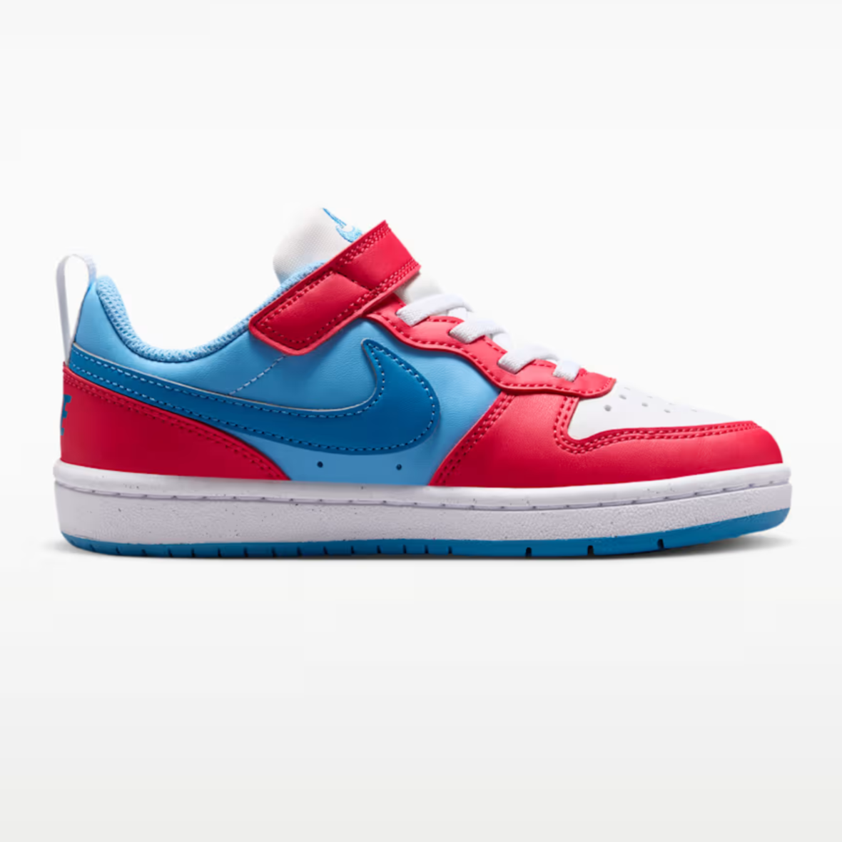 Nike Court Borough Low Recraft – Little Kids – Fusion Red/Football Blue/White/Energy