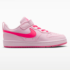 Nike Court Borough Low Recraft Little Kids Pink FoamWhiteHyper Pink 1