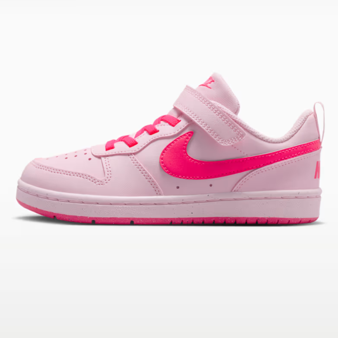 Nike Court Borough Low Recraft – Little Kids – Pink FoamWhiteHyper Pink (5)