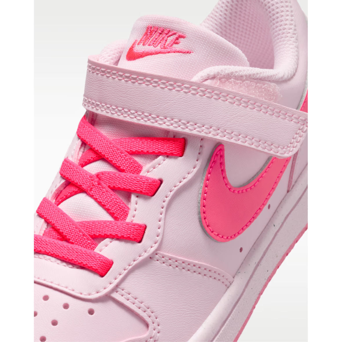 Nike Court Borough Low Recraft – Little Kids – Pink FoamWhiteHyper Pink (7)
