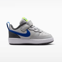 Nike Court Borough Low 2 - BabyToddler - Grey Fog/Iron Grey/Volt/Game Royal