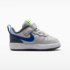 Nike Court Borough Low 2 BabyToddler Grey FogIron GreyVoltGame Royal 1