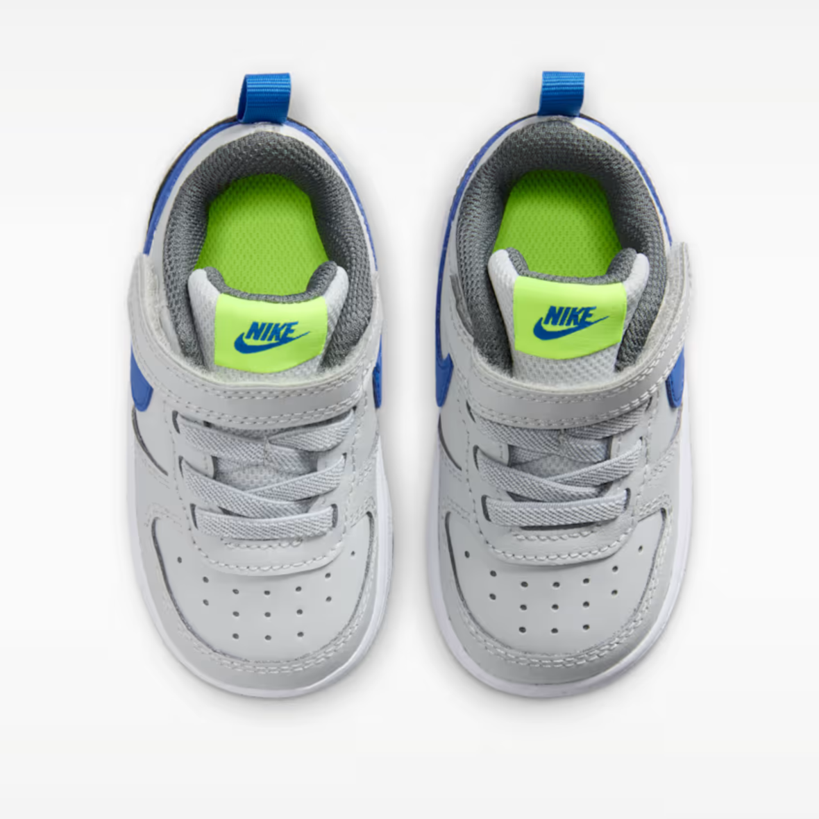 Nike Court Borough Low 2 – BabyToddler – Grey FogIron GreyVoltGame Royal (2)
