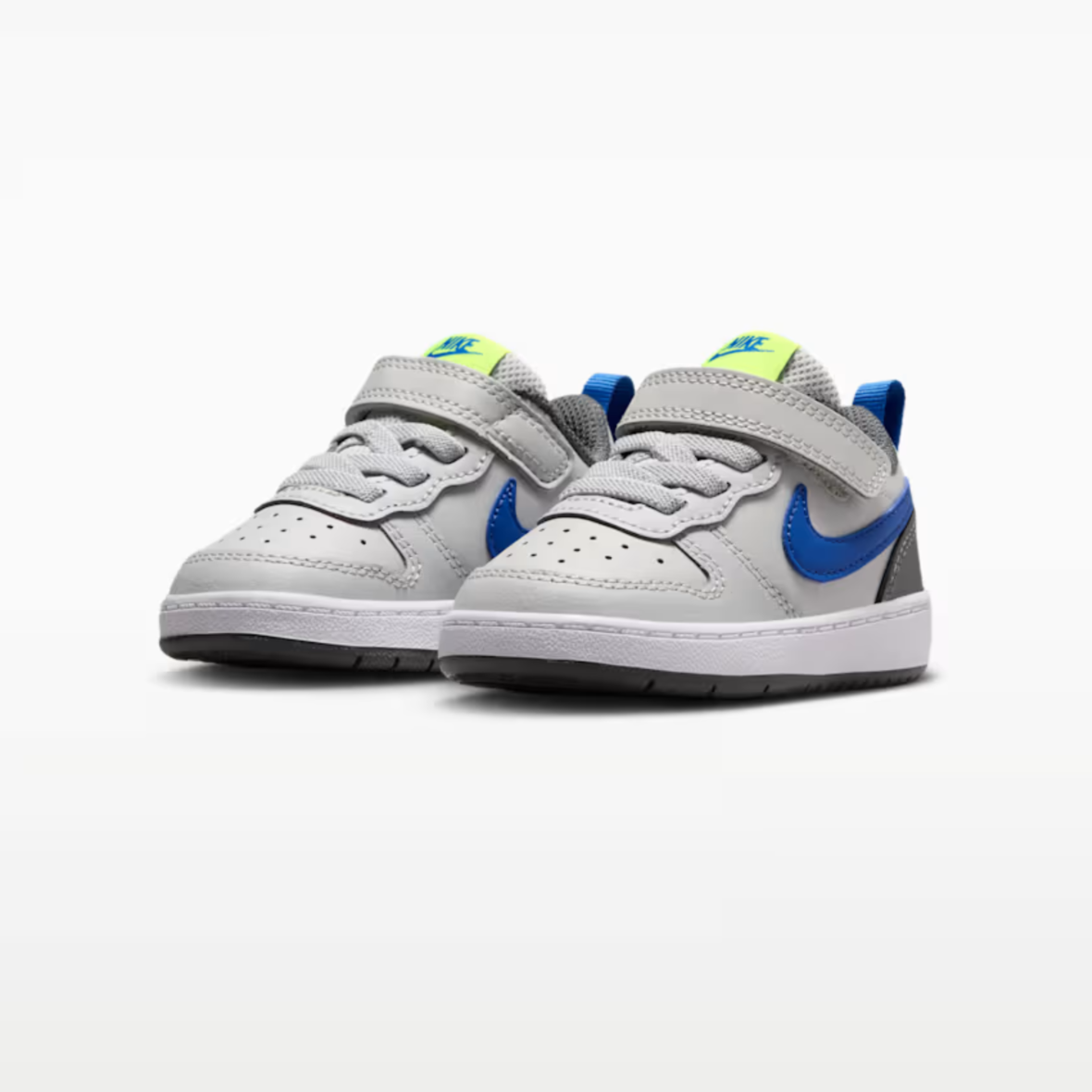 Nike Court Borough Low 2 – BabyToddler – Grey FogIron GreyVoltGame Royal (3)