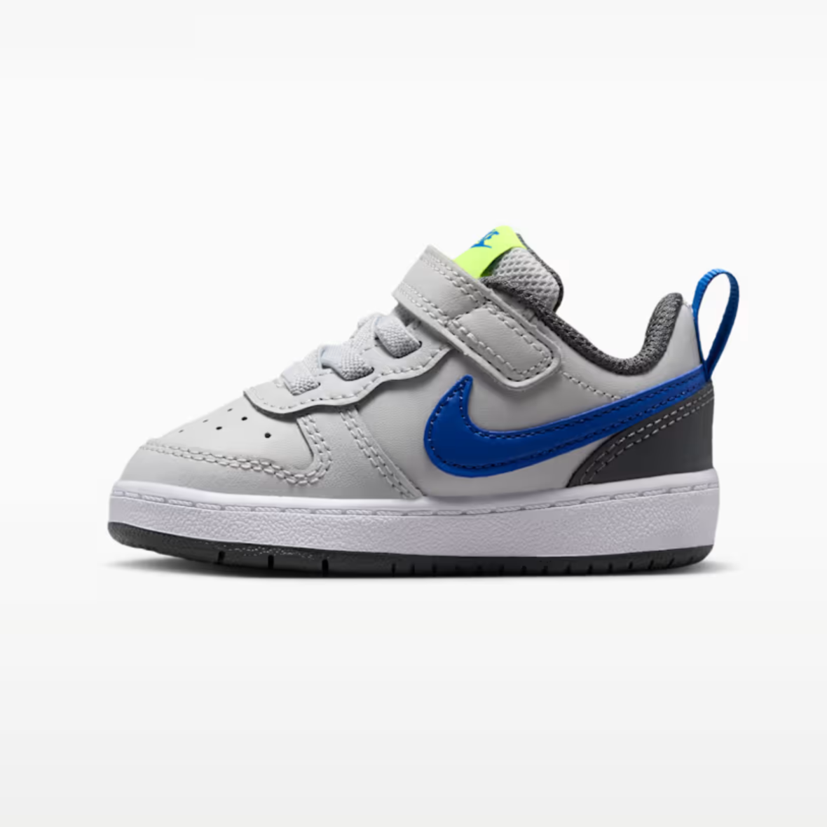 Nike Court Borough Low 2 – BabyToddler – Grey FogIron GreyVoltGame Royal (5)