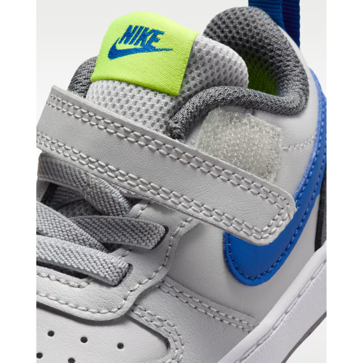 Nike Court Borough Low 2 – BabyToddler – Grey FogIron GreyVoltGame Royal (7)