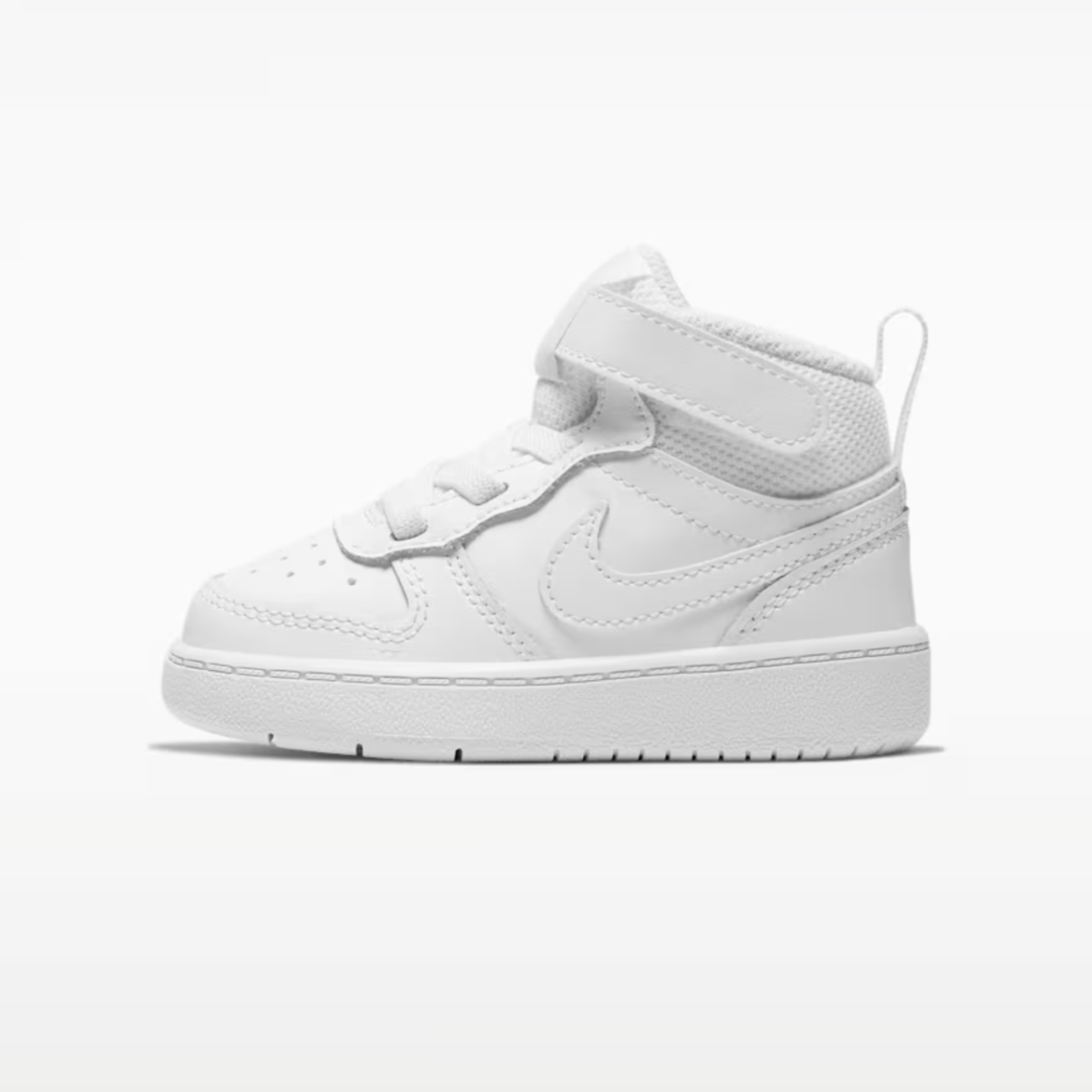 Nike Court Borough Mid 2 – BabyToddler – WhiteWhiteWhite (3)